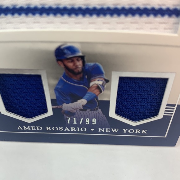 2017 National Treasures Ames Rosario Jersey Auto #PCS-AE SN 71/99 (MISC7) - Picture 3 of 3